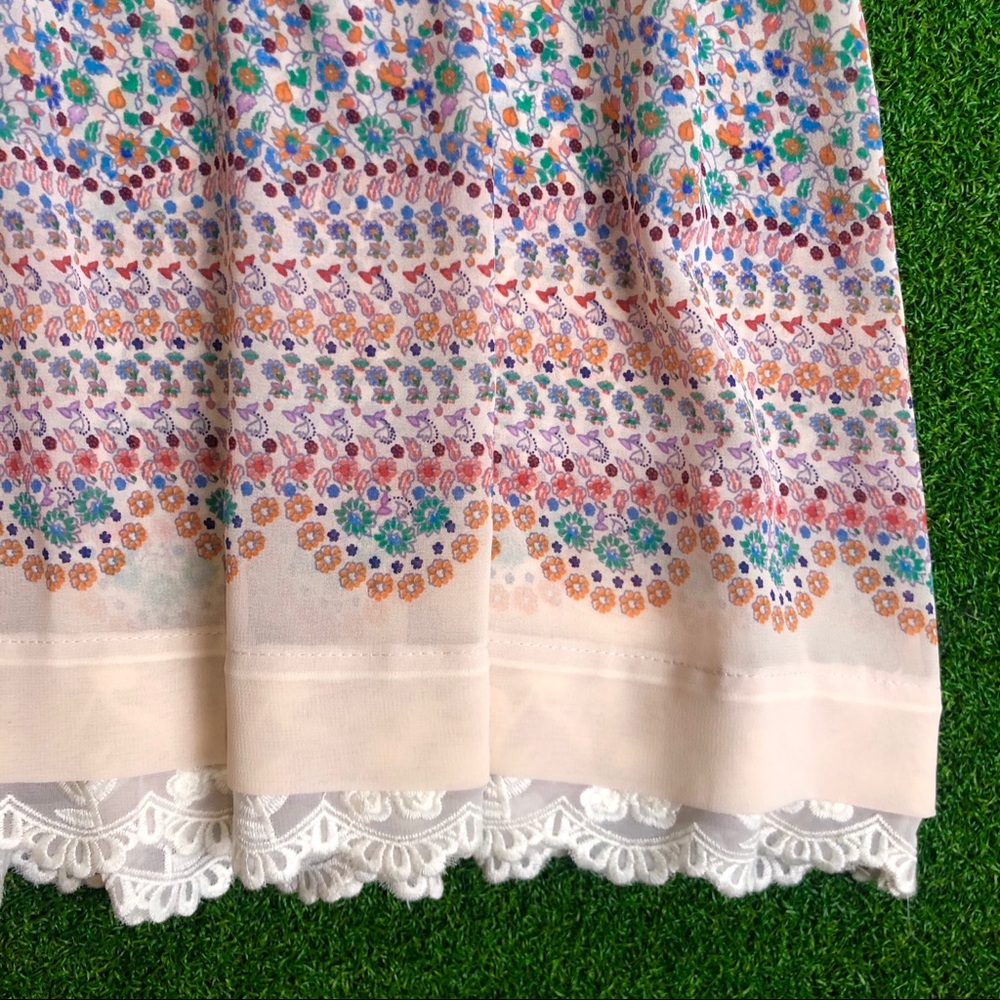 Anthropologie Maeve Floral Print V-Neck Dress - Picture 7 of 7